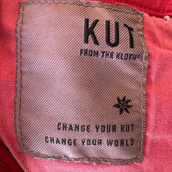 Kut from the Kloth vintage Red Denim. Meg fab ab high rise - Picture 5 of 7